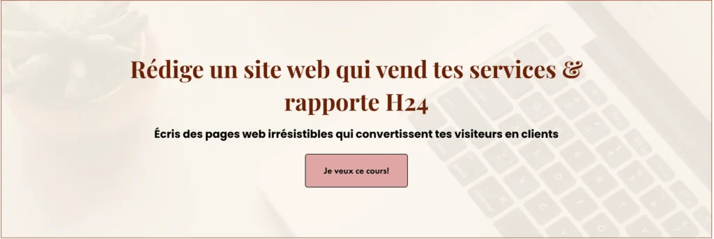 Cours rédaction web par Morgane