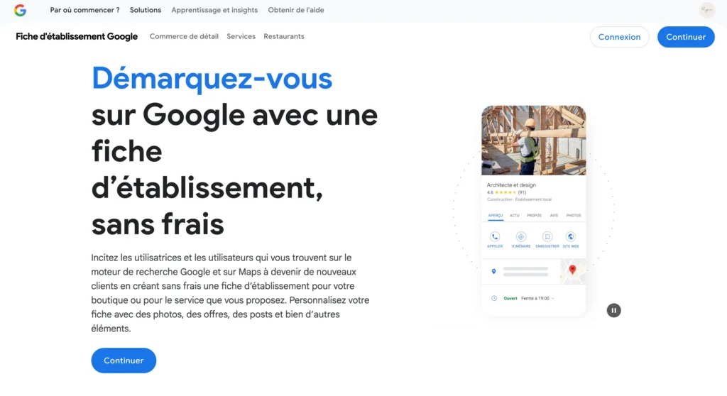 Créer ta fiche Google Business Profile