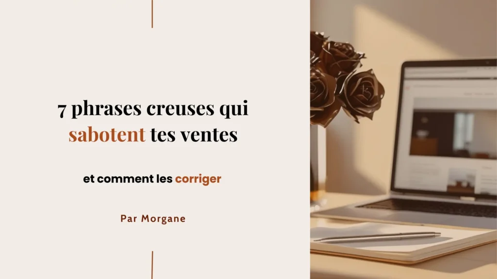 7 phrases creuses qui sabotent tes ventes et comment les corriger
